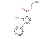 ETHYL 5-<span class='lighter'>AMINO</span>-1-(PYRIMIDIN-2-<span class='lighter'>YL</span>)-1H-PYRAZOLE-4-CARBOXYLATE