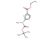 2-((<span class='lighter'>叔</span><span class='lighter'>丁</span><span class='lighter'>氧</span><span class='lighter'>羰基</span><span class='lighter'>氨基</span>)甲基)噻唑-4-甲酸乙<span class='lighter'>酯</span>