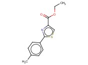 2-P-TOLYL-THIAZOLE-4-<span class='lighter'>CARBOXYLIC</span> ACID ETHYL ESTER