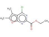 ETHYL 4-CHLORO-5,6-DIMETHYLFURO[2,3-D]PYRIMIDINE-2-CARBOXYLATE