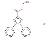 <span class='lighter'>5-CARBOXY-2,3-DIPHENYL-2H-TETRAZOLIUM</span> <span class='lighter'>CHLORIDE</span> ETHYL <span class='lighter'>ESTER</span>