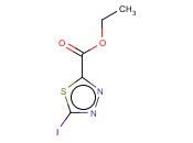 Ethyl 5-iodo-<span class='lighter'>1,3,4-thiadiazole</span>-2-carboxylate