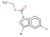 ETHYL 3-BROMO-5-<span class='lighter'>CHLOROINDOLE</span>-1-CARBOXYLATE