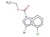 ETHYL 3-BROMO-4-<span class='lighter'>CHLOROINDOLE</span>-1-CARBOXYLATE