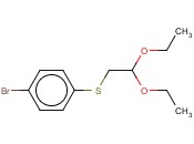 1-<span class='lighter'>溴</span>-4-[(2,2-二乙氧基<span class='lighter'>乙基</span>)硫<span class='lighter'>基</span>]<span class='lighter'>苯</span>