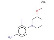 4-(3-ETHOXYPIPERIDIN-1-YL)-<span class='lighter'>3-IODOANILINE</span>