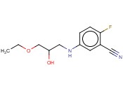 5-[(3-ETHOXY-2-HYDROXYPROPYL)AMINO]-<span class='lighter'>2-FLUOROBENZONITRILE</span>