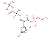 o，o－<span class='lighter'>二</span><span class='lighter'>乙基</span>磷酰基－（z）－2－（2－氨基噻唑－4－基）－2ˉ（1-<span class='lighter'>叔</span><span class='lighter'>丁</span>氧羰基-1甲基）乙氧亚氨基<span class='lighter'>乙酸</span><span class='lighter'>酯</span>（克肟活性磷<span class='lighter'>酯</span>）