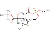 O-(2-(2-氨基噻唑-4-基)-2-((1-<span class='lighter'>叔</span><span class='lighter'>丁</span>氧羰基-1-甲基乙氧基)亚氨基)乙酰基) O',O''-<span class='lighter'>二</span><span class='lighter'>乙基</span>硫代磷酸<span class='lighter'>酯</span>