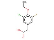 3-CHLORO-4-ETHOXY-5-<span class='lighter'>FLUOROPHENYLACETIC</span> ACID