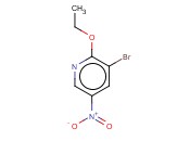 3-<span class='lighter'>BROMO-2-ETHOXY-5-NITROPYRIDINE</span>