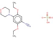 2,5-二乙氧基-4-(4-吗啉基)重氮苯<span class='lighter'>硫酸盐</span>