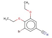 3-<span class='lighter'>溴</span>-4,5-二<span class='lighter'>乙</span>氧基苯甲<span class='lighter'>腈</span>