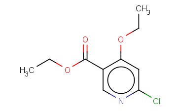 ETHYL <span class='lighter'>6-CHLORO-4-ETHOXYPYRIDINE-3-CARBOXYLATE</span>
