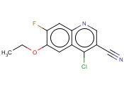 <span class='lighter'>3-QUINOLINECARBONITRILE</span>, 4-CHLORO-6-ETHOXY-7-FLUORO-