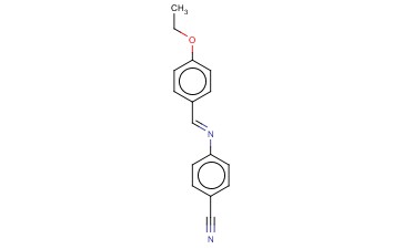 4-乙氧基<span class='lighter'>苯</span><span class='lighter'>亚</span>甲基-4'-氨基<span class='lighter'>苯</span>甲腈