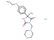 氯化4-{[4-(4-乙氧苯基)-4-<span class='lighter'>甲基</span>-2,5-二羰基咪唑烷-1-基]<span class='lighter'>甲基</span>}<span class='lighter'>吗</span><span class='lighter'>啉</span>-4-正离子