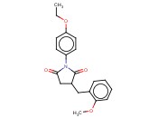 1-(4-ETHOXYPHENYL)-3-(<span class='lighter'>2-METHOXYBENZYL</span>)PYRROLIDINE-2,5-DIONE