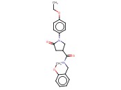 1-(4-ETHOXYPHENYL)-N-(<span class='lighter'>2-METHOXYBENZYL</span>)-5-OXO-3-PYRROLIDINECARBOXAMIDE
