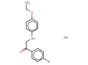 1-(4-BROMOPHENYL)-2-[(4-ETHOXYPHENYL)AMINO]ETHANONE <span class='lighter'>HYDROBROMIDE</span>