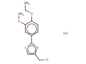 4-（氯甲基）-2-（4-乙<span class='lighter'>氧基</span>-3-<span class='lighter'>甲</span><span class='lighter'>氧基</span>苯基）-1,3-噻唑<span class='lighter'>盐酸盐</span>