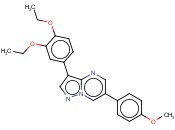 3-(3,4-二乙<span class='lighter'>氧</span>苯基)-6-(4-甲<span class='lighter'>氧</span>苯基)吡唑并[1,5-a]嘧啶