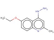 <span class='lighter'>QUINOLINE</span>, <span class='lighter'>6-ETHOXY-4-HYDRAZINO-2-METHYL-</span>