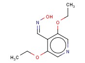 4-<span class='lighter'>PYRIDINECARBOXALDEHYDE</span>, 3,5-DIETHOXY-, OXIME