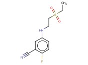 5-([2-(ETHANESULFONYL)ETHYL]AMINO)-<span class='lighter'>2-FLUOROBENZONITRILE</span>