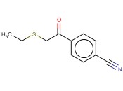 4-[2-(ETHYLSULFANYL)<span class='lighter'>ACETYL</span>]BENZONITRILE