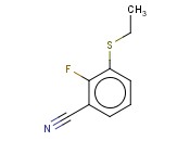 3-(ETHYLTHIO)-<span class='lighter'>2-FLUOROBENZONITRILE</span>