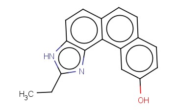 3H-PHENANTHRO(3,4-D)IMIDAZOL-10-OL, 2-ETHYL-