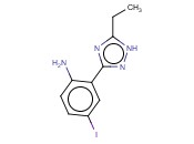 2-(5-ETHYL-1H-1,2,4-TRIAZOL-3-YL)-<span class='lighter'>4-IODOANILINE</span>