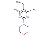 4(3H)-嘧啶酮,5-乙基-6-<span class='lighter'>甲基</span>-2-(4-<span class='lighter'>吗</span><span class='lighter'>啉</span>基)-