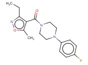 (3-乙基-5-甲基-4-异噁唑L)[4-(4-<span class='lighter'>氟</span>苯基)-1-<span class='lighter'>吡</span><span class='lighter'>嗪</span>]-甲酮
