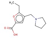 <span class='lighter'>5-ETHYL-4-PYRROLIDIN-1-YLMETHYL-FURAN-2-CARBOXYLIC</span> ACID