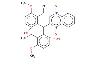 2,2'-(2-QUINOXALINYLMETHYLENE)BIS(3-ETHYL-4-METHOXYPHENOL) N,N'-DIOXIDE