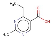 4-乙基-2-甲基<span class='lighter'>嘧啶</span>-5-<span class='lighter'>甲酸</span>