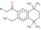 2'-溴-1-(3-乙基-5,5,8,8-四甲基)-5,6,7,8-四氢<span class='lighter'>萘</span><span class='lighter'>乙</span><span class='lighter'>酮</span>