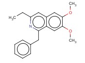 <span class='lighter'>1-BENZYL-3-ETHYL-6,7-DIMETHOXYISOQUINOLINE</span>