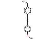 1-<span class='lighter'>乙基</span>-4-[2-(4-<span class='lighter'>甲</span><span class='lighter'>氧</span><span class='lighter'>苯基</span>)乙炔<span class='lighter'>基</span>]苯