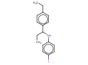N-[1-(4-ETHYLPHENYL)PROPYL]-<span class='lighter'>4-IODOANILINE</span>
