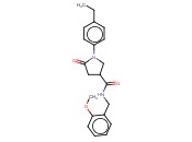 1-(4-ETHYLPHENYL)-N-(<span class='lighter'>2-METHOXYBENZYL</span>)-5-OXO-3-PYRROLIDINECARBOXAMIDE