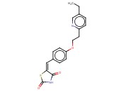 5-(4-(2-(5-ETHYLPYRIDIN-2-YL)<span class='lighter'>ETHOXY</span>)BENZYLIDENE)THIAZOLIDINE-2,4-DIONE