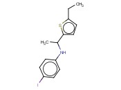 N-[1-(5-ETHYLTHIOPHEN-2-YL)ETHYL]-<span class='lighter'>4-IODOANILINE</span>