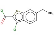 3-氯-6-乙基苯并[b]<span class='lighter'>噻吩</span>-2-<span class='lighter'>甲</span><span class='lighter'>酰</span>氯