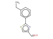 4-噻唑<span class='lighter'>甲醛</span>并,2-(3-乙基苯基)-