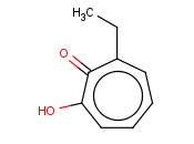 <span class='lighter'>2,4,6-CYCLOHEPTATRIEN-1-ONE</span>, <span class='lighter'>2-ETHYL-7-HYDROXY-</span>