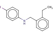 N-[(2-ETHYLPHENYL)METHYL]-<span class='lighter'>4-IODOANILINE</span>