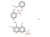6-氨基-5-[[3-[(乙苯氨基)磺酰]-4-甲苯基]偶氮]-4-羟基-2-<span class='lighter'>萘</span>磺酸钠